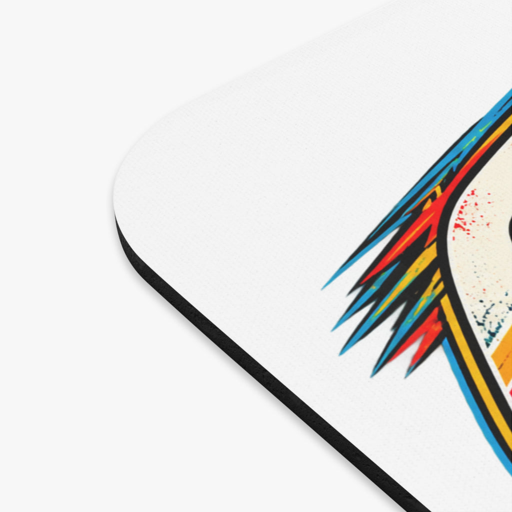 Casper Speed Goat Racing Team Mouse Pad — Retro Sunset 307 Design