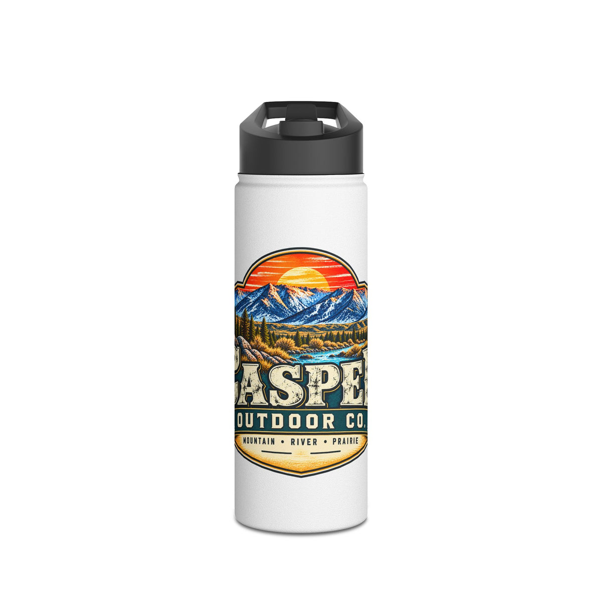 Aspen Outdoor Co. Stainless Steel Water Bottle — Mountain River Adventure Insulated Bottle
