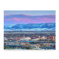 Mountain City Skyline Puzzle — Sunrise Pink Clouds (120/252/500 pc)