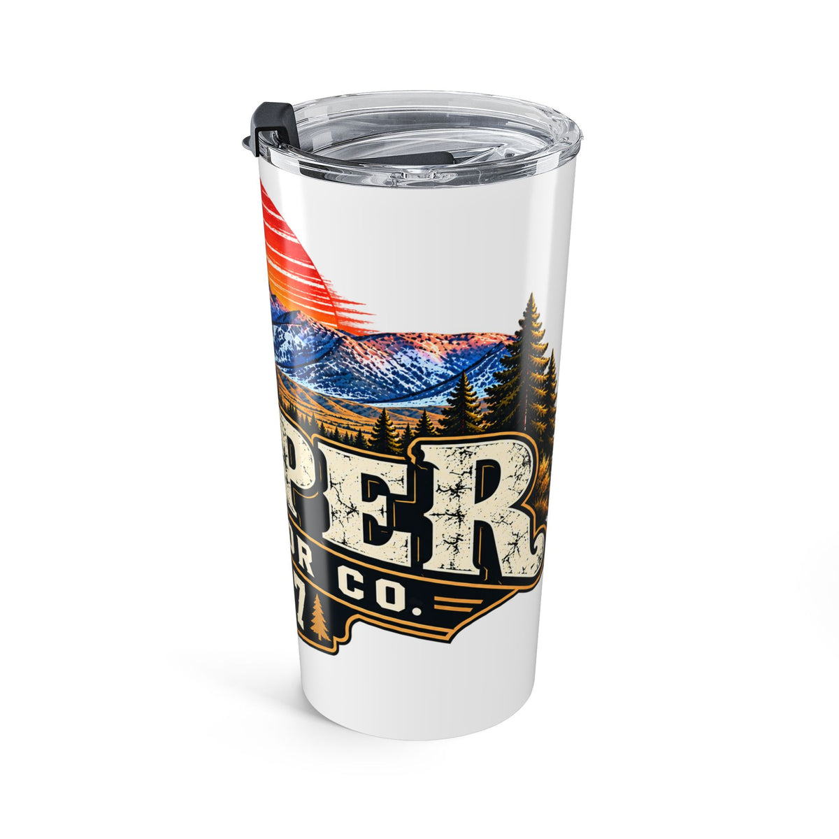 Outdoor Casper 20oz Insulated Tumbler — Scenic Mountain Travel Mug