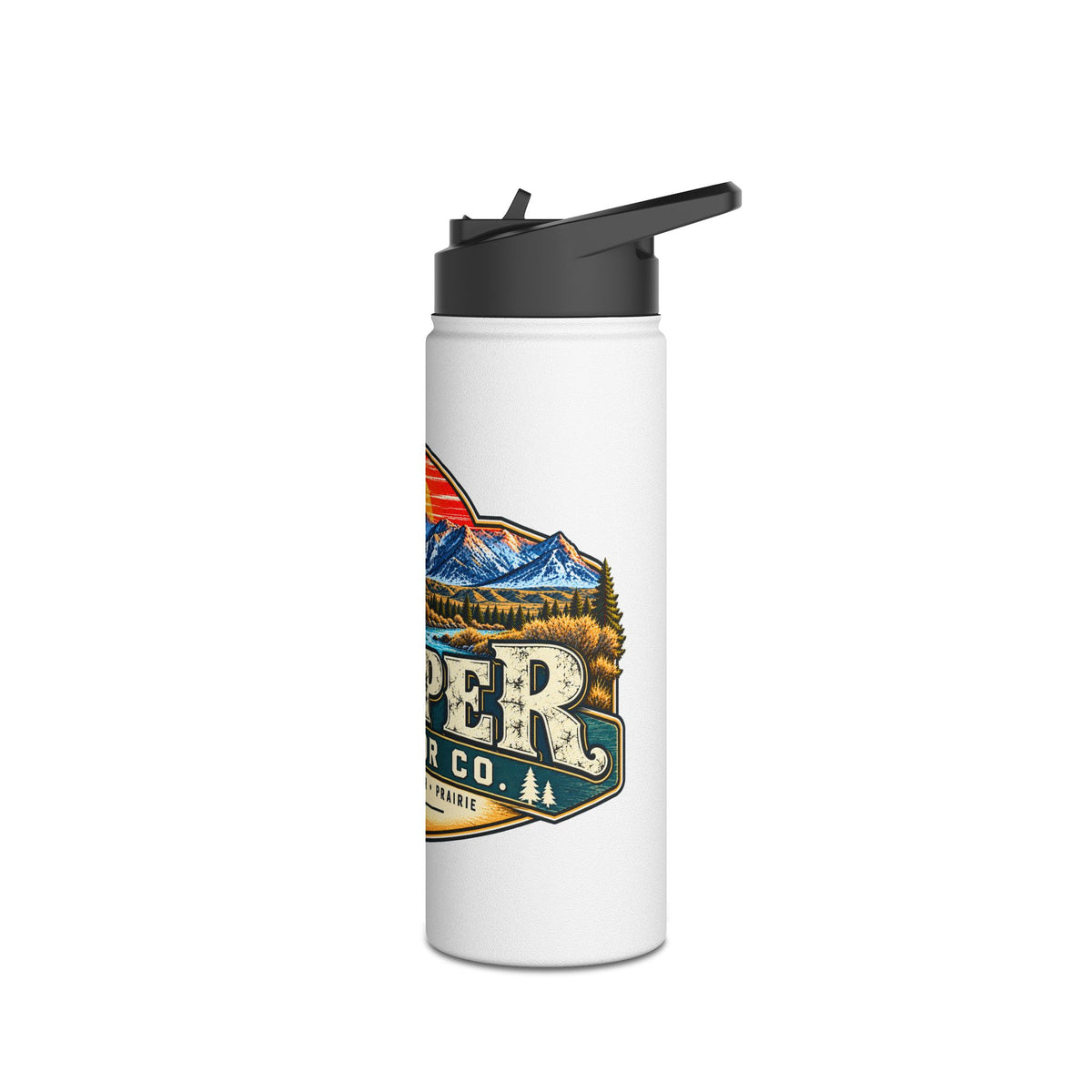 Aspen Outdoor Co. Stainless Steel Water Bottle — Mountain River Adventure Insulated Bottle