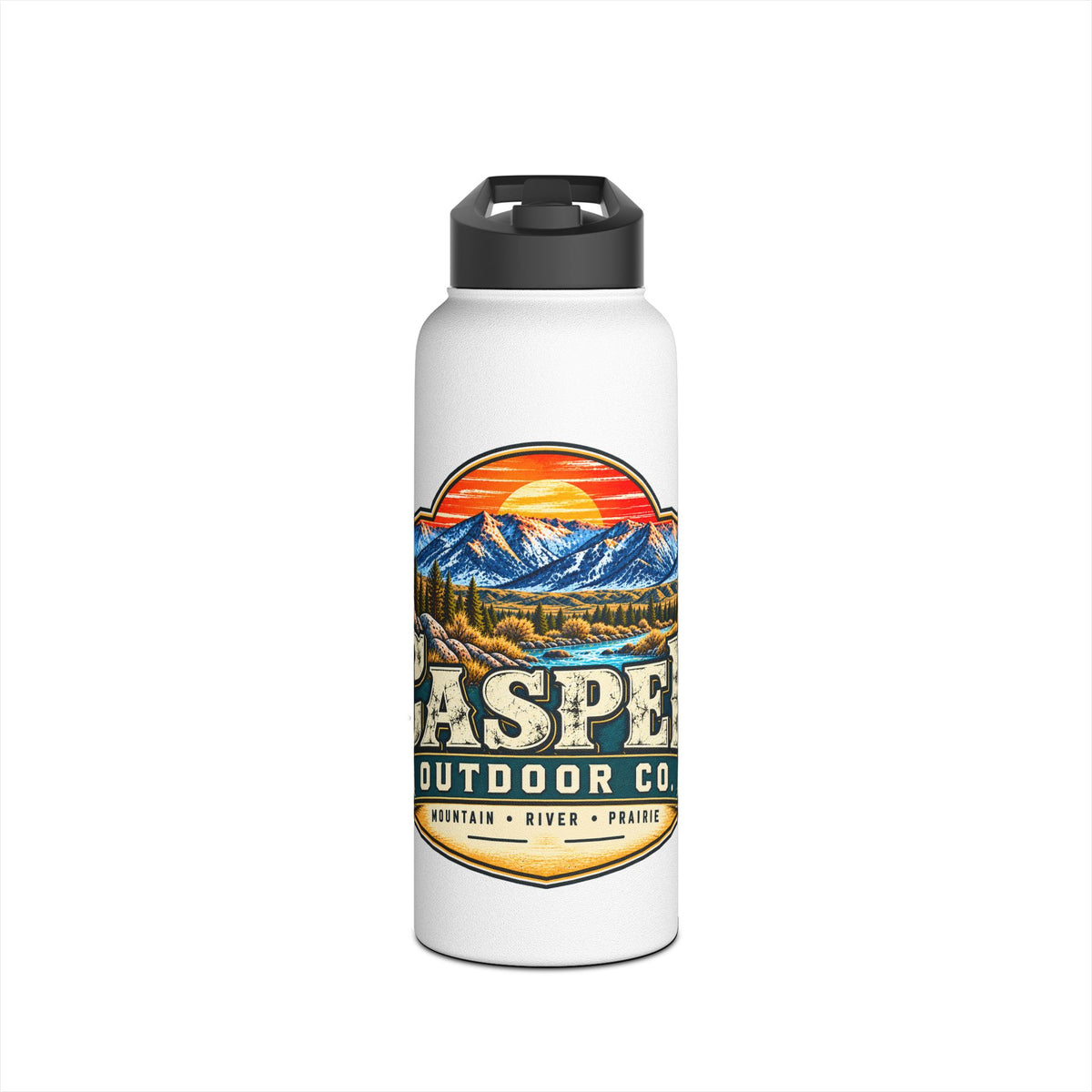 Aspen Outdoor Co. Stainless Steel Water Bottle — Mountain River Adventure Insulated Bottle