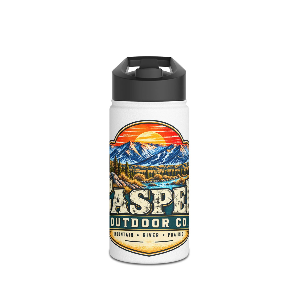 Aspen Outdoor Co. Stainless Steel Water Bottle — Mountain River Adventure Insulated Bottle