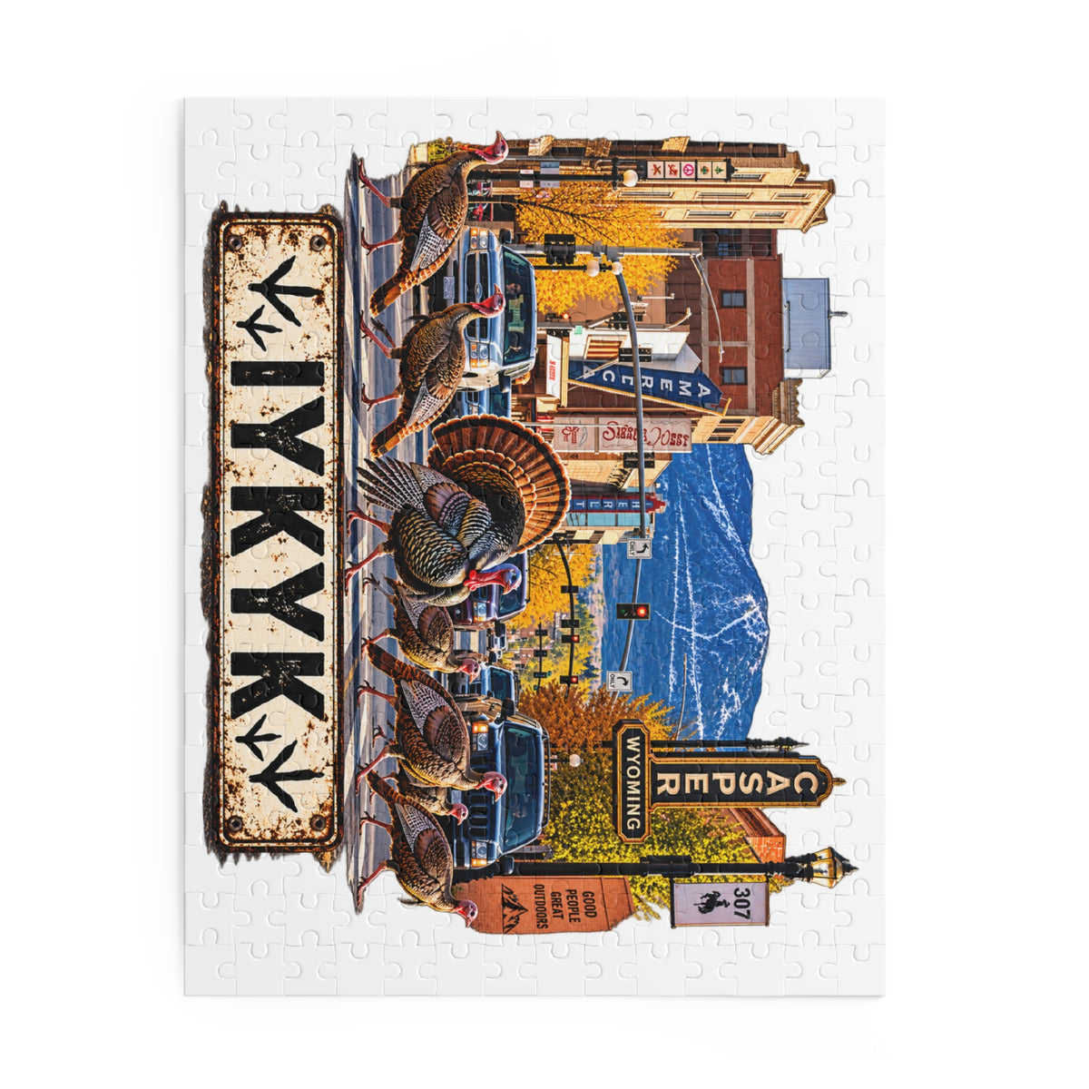 Casper Wyoming Turkey Crossing 500-Piece Puzzle