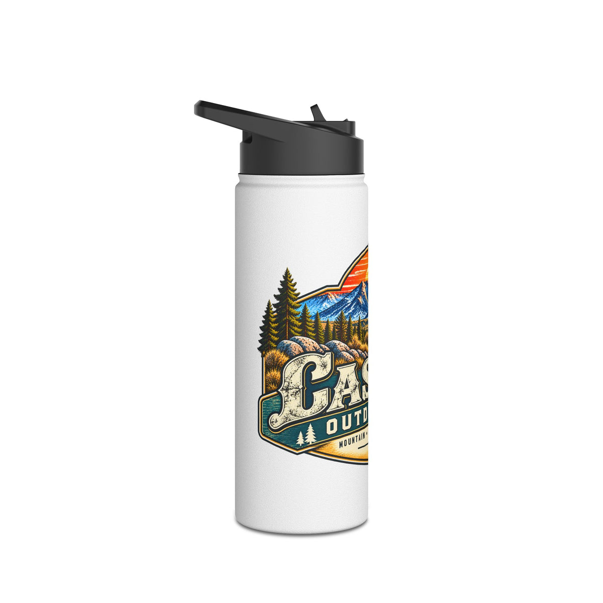 Aspen Outdoor Co. Stainless Steel Water Bottle — Mountain River Adventure Insulated Bottle
