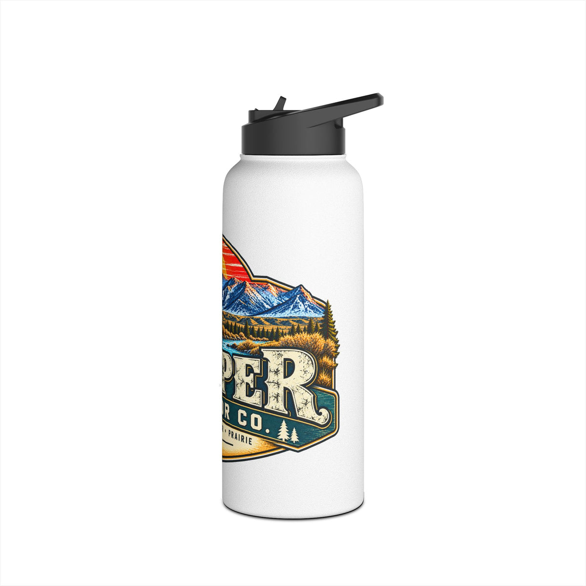 Aspen Outdoor Co. Stainless Steel Water Bottle — Mountain River Adventure Insulated Bottle